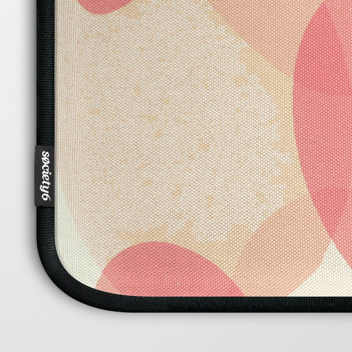 Soft Shapes Abstract #2 Laptop Sleeve Gallery Image 3