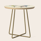 Retro Minimal Flowers Side Table Gallery Image 1