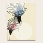 Retro Minimal Flowers Notebook Gallery Image 4