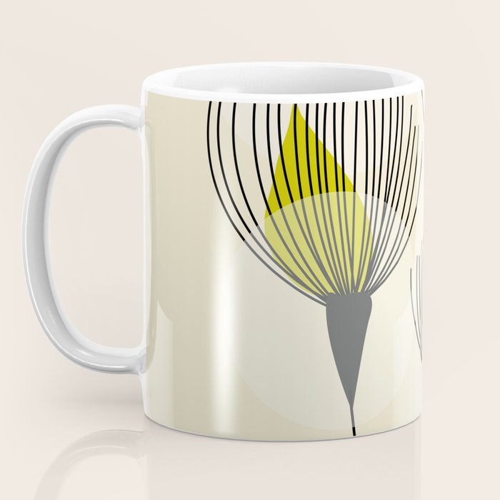 Retro Minimal Flowers Coffee Mug Gallery Image 3