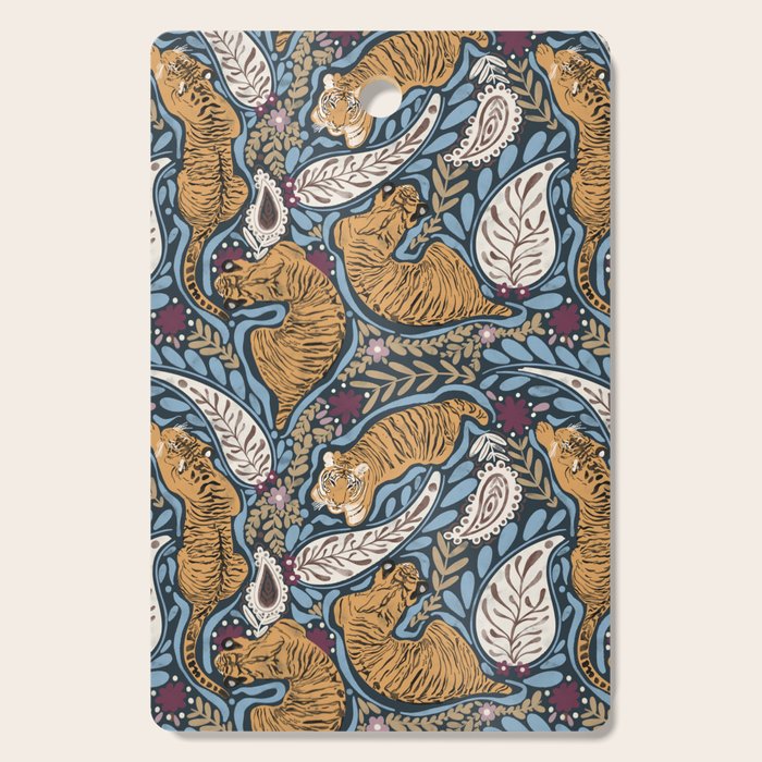Exotic Tiger Oasis Dark Cutting Board Gallery Image 1