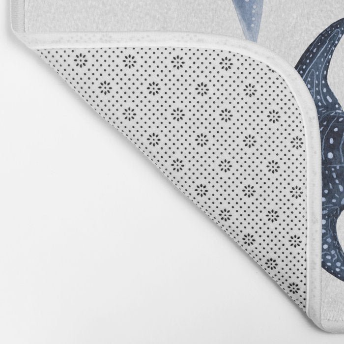 TWO WHALE SHARK Bath Mat Gallery Image 2