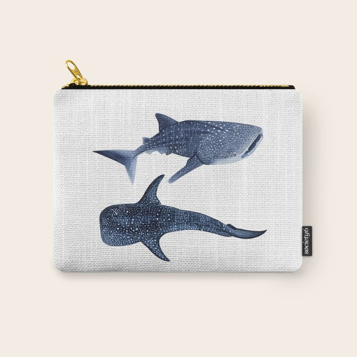 TWO WHALE SHARK Carry All Pouch Gallery Image 1