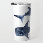 TWO WHALE SHARK Travel Mug Gallery Image 3
