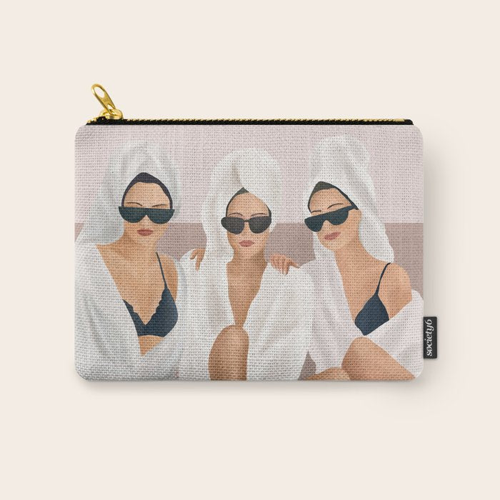 Morning with a friend II Carry All Pouch Gallery Image 1