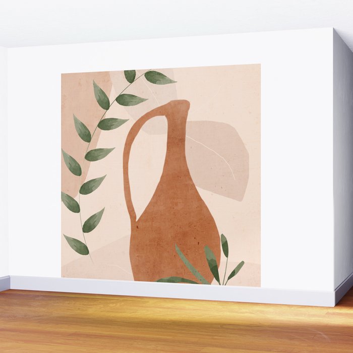 Vase Abstract Art Wall Mural Gallery Image 2