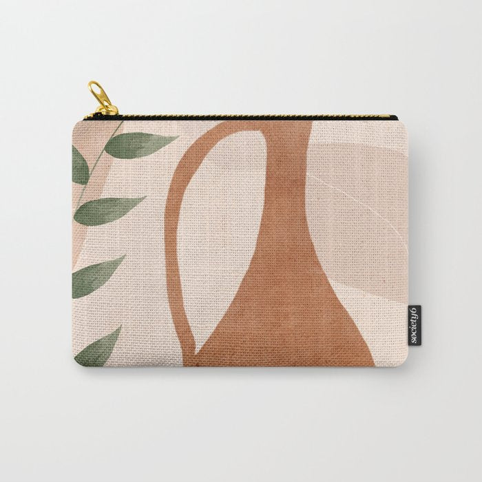 Vase Abstract Art Carry All Pouch Gallery Image 1
