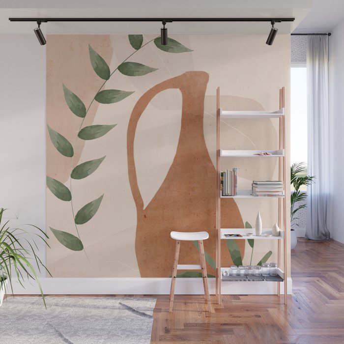Vase Abstract Art Wall Mural Gallery Image 1