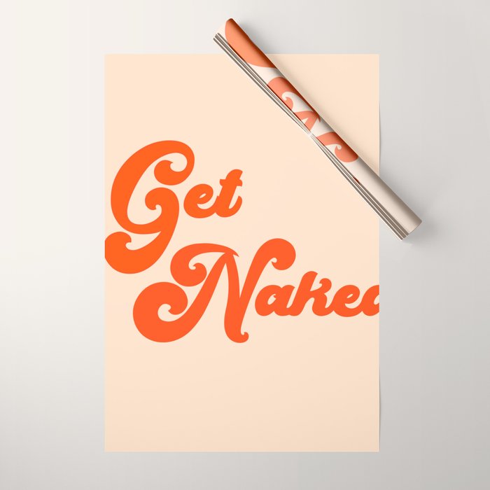 Get Naked Wrapping Paper Gallery Image 1
