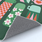 Retro Christmas Coffee Thermoses - Green Rug Gallery Image 4
