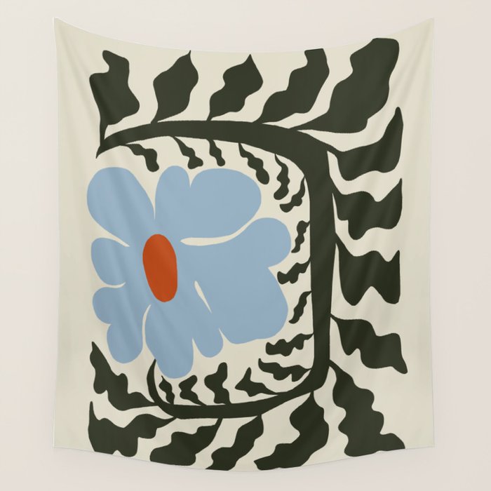 Fern Flower  Wall Tapestry Gallery Image 4