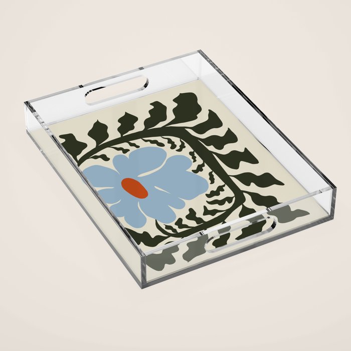 Fern Flower  Acrylic Tray Gallery Image 1