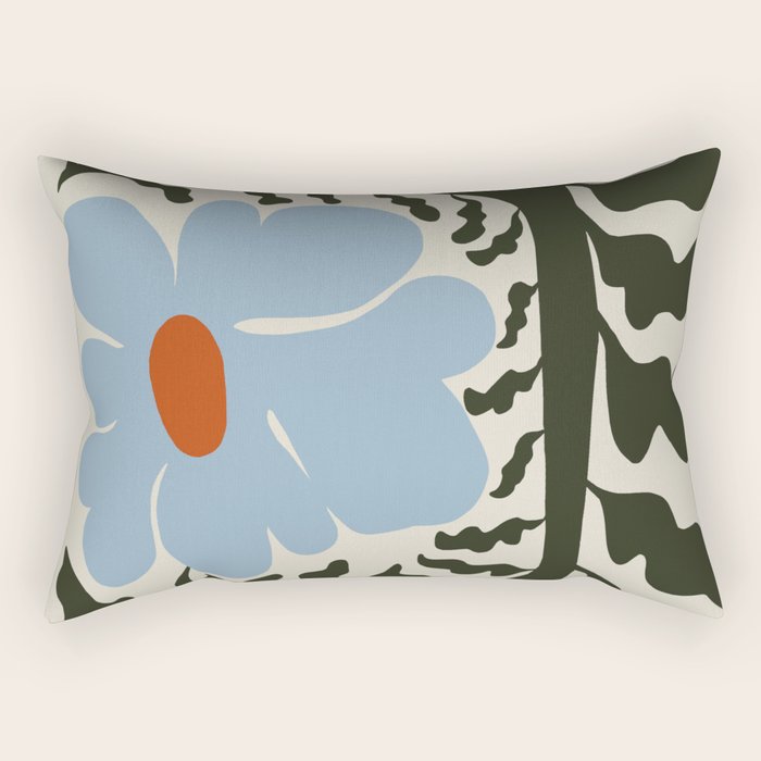 Fern Flower  Rectangular Pillow Gallery Image 1