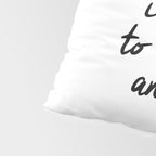 I Love You to the Moon and Back black-white kids room typography poster home wall decor canvas Pillow Sham Gallery Image 4