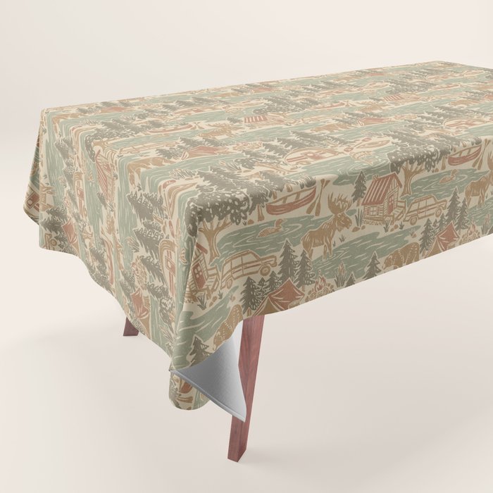 North Country Summer - soft neutrals Tablecloth Gallery Image 1