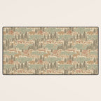 North Country Summer - soft neutrals Desk Mat Gallery Image 3