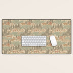 North Country Summer - soft neutrals Desk Mat Gallery Image 1