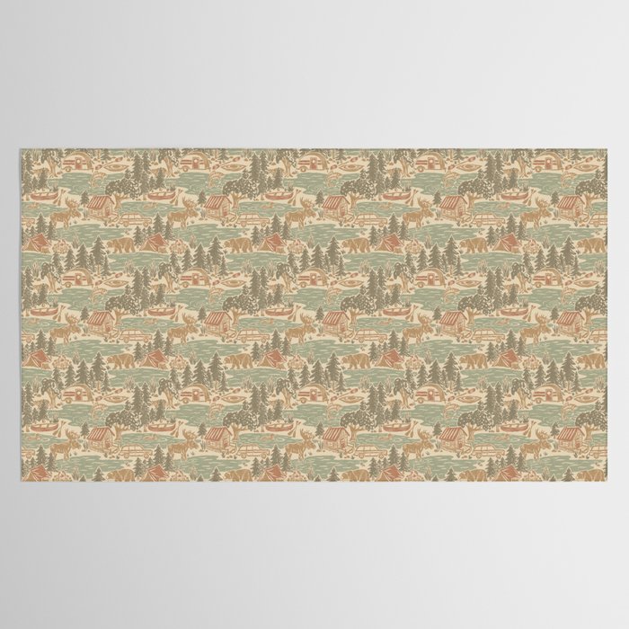 North Country Summer - soft neutrals Tablecloth Gallery Image 2
