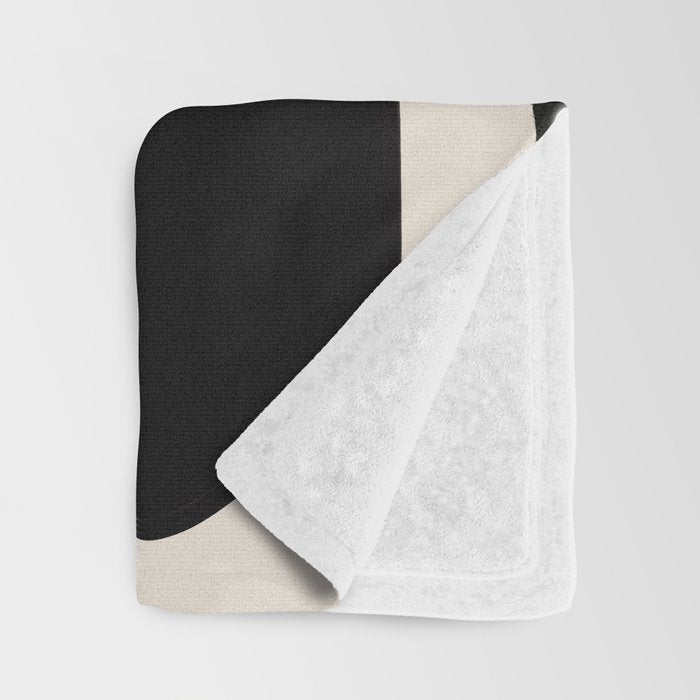 Modern Abstract Shapes 110 Throw Blanket Gallery Image 3