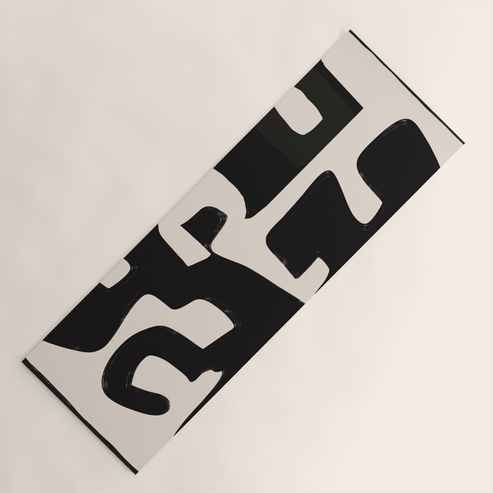 Modern Abstract Shapes 110 Yoga Mat Gallery Image 1