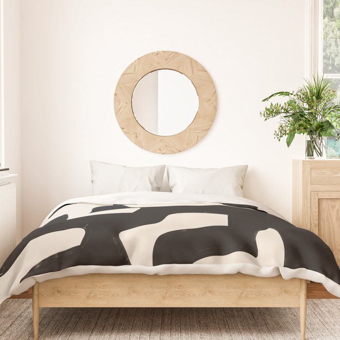 Modern Abstract Shapes 110 Duvet Cover Gallery Image 3