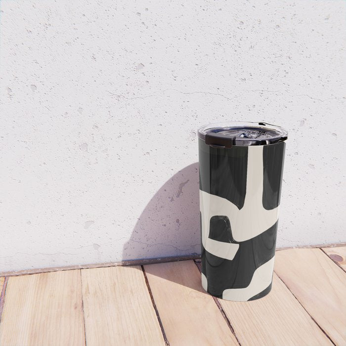Modern Abstract Shapes 110 Travel Mug Gallery Image 4