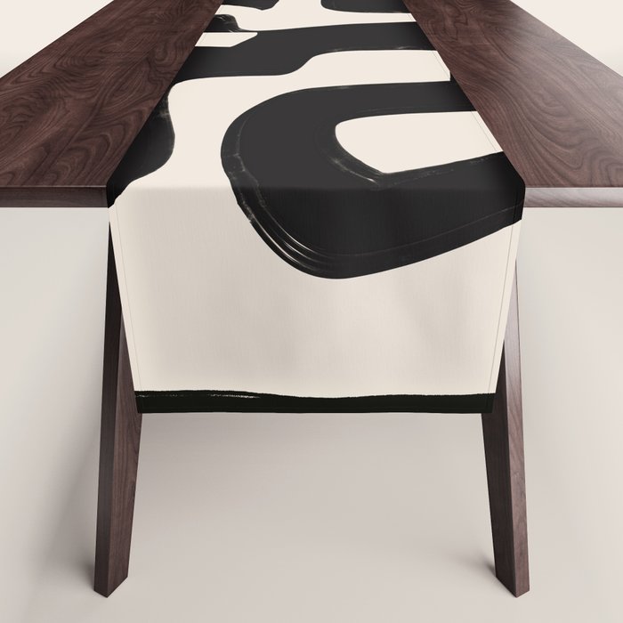 Modern Abstract Shapes 110 Table Runner Gallery Image 1