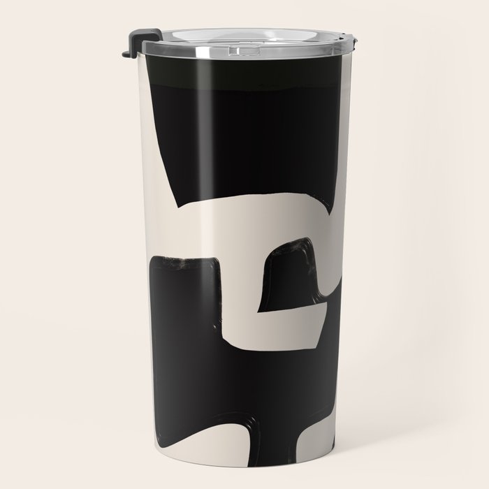 Modern Abstract Shapes 110 Travel Mug Gallery Image 3