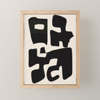 Modern Abstract Shapes 110 Mini Art Print Gallery Image 1
