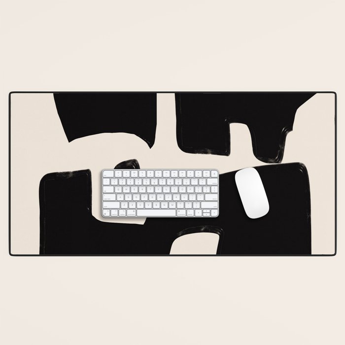 Modern Abstract Shapes 110 Desk Mat Gallery Image 1