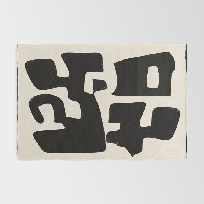 Modern Abstract Shapes 110 Rug Gallery Image 2