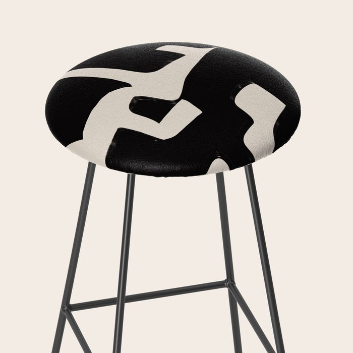 Modern Abstract Shapes 110 Stool Gallery Image 2