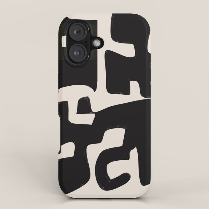 Modern Abstract Shapes 110 iPhone Case Gallery Image 1