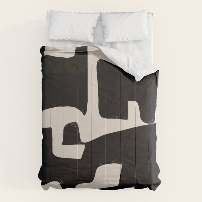 Modern Abstract Shapes 110 Comforter Gallery Image 1