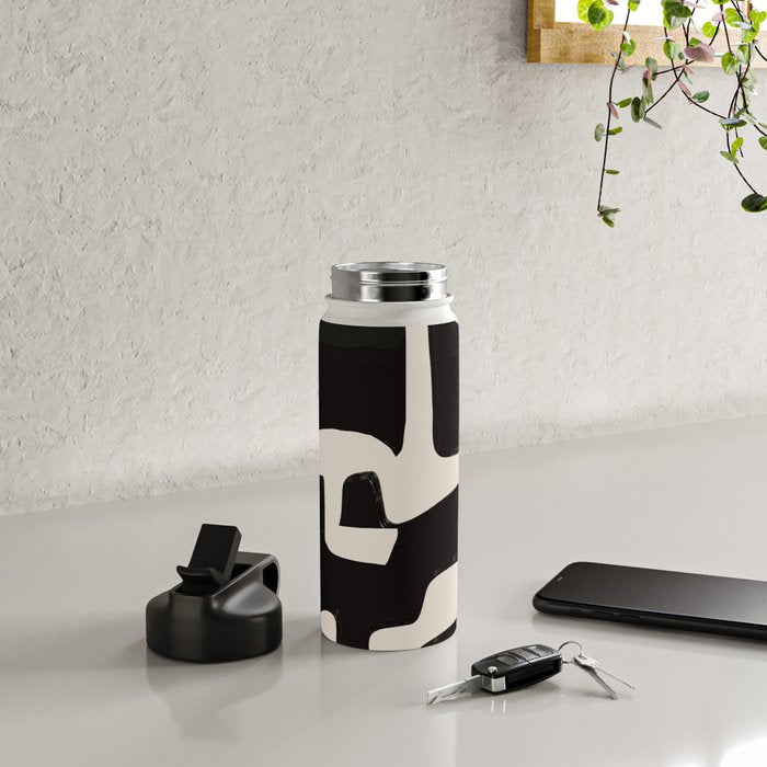 Modern Abstract Shapes 110 Water Bottle Gallery Image 4