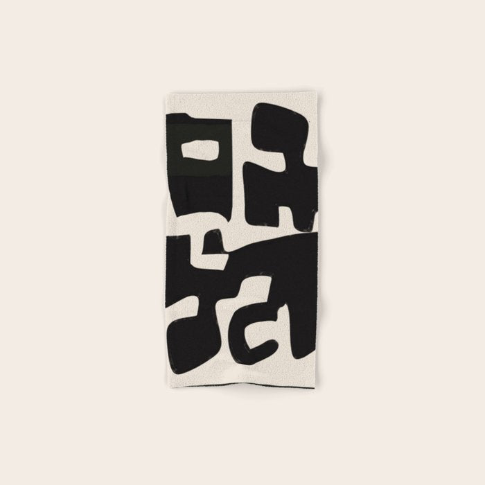 Modern Abstract Shapes 110 Bath Towel Gallery Image 1
