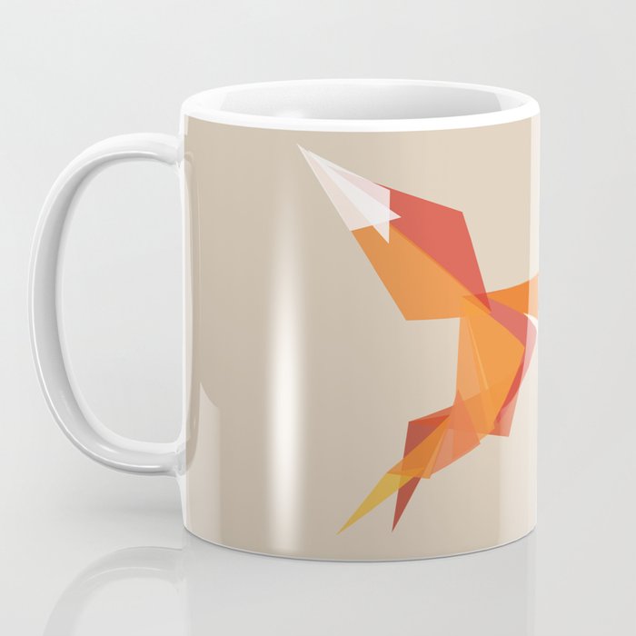 Fractal geometric fox Coffee Mug Gallery Image 3