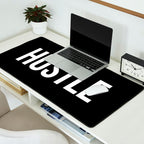 HUSTLE (Black & White) Desk Mat Gallery Image 2