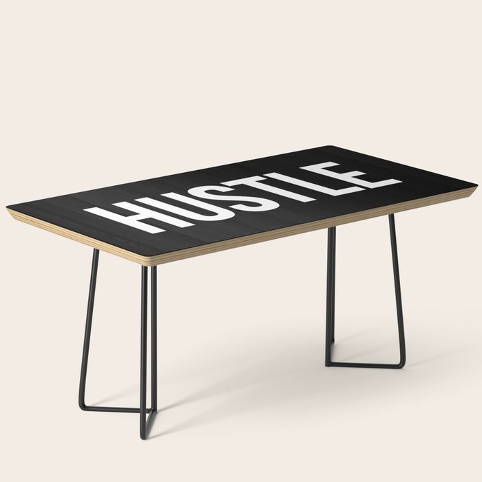 HUSTLE (Black & White) Coffee Table Gallery Image 1