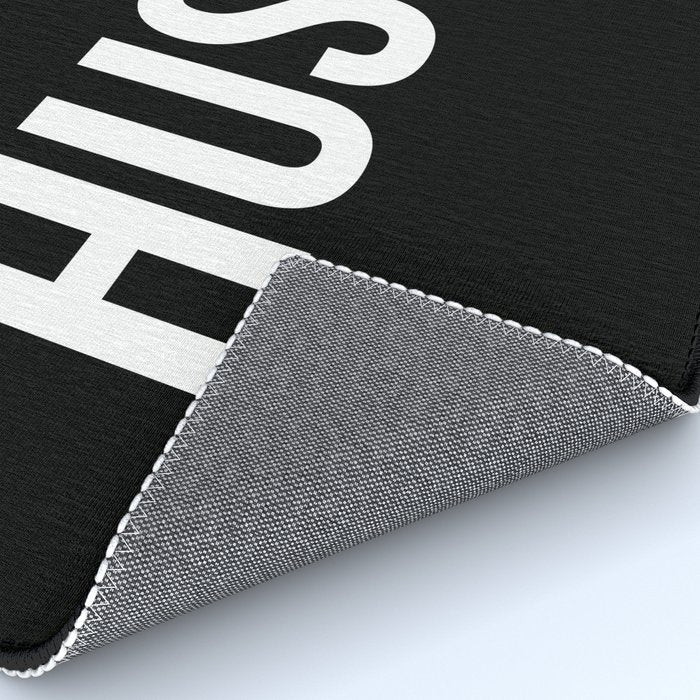 HUSTLE (Black & White) Rug Gallery Image 4