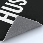 HUSTLE (Black & White) Rug Gallery Image 4