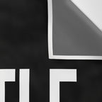 HUSTLE (Black & White) Wall Tapestry Gallery Image 3