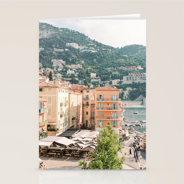 View over Villefranche Sur Mer in the French Riviera on film | Cote d'Azur Fine Art Travel Photography Stationery Card Gallery Image 2