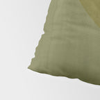 Olive green and mustard shapes Pillow Sham Gallery Image 4