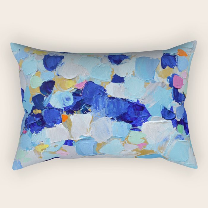 Amoebic Party No. 2 Rectangular Pillow Gallery Image 2