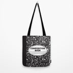Composition Notebook College School Student Geek Nerd Tote Bag Gallery Image 2