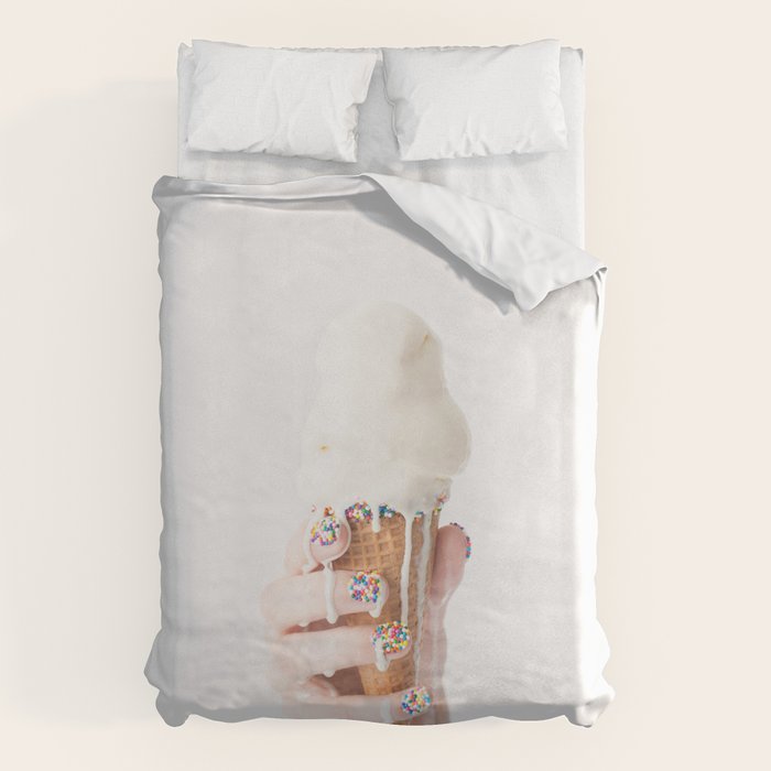 Melting Ice Cream Duvet Cover