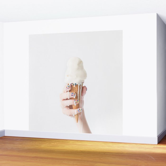 Melting Ice Cream Wall Mural Gallery Image 2