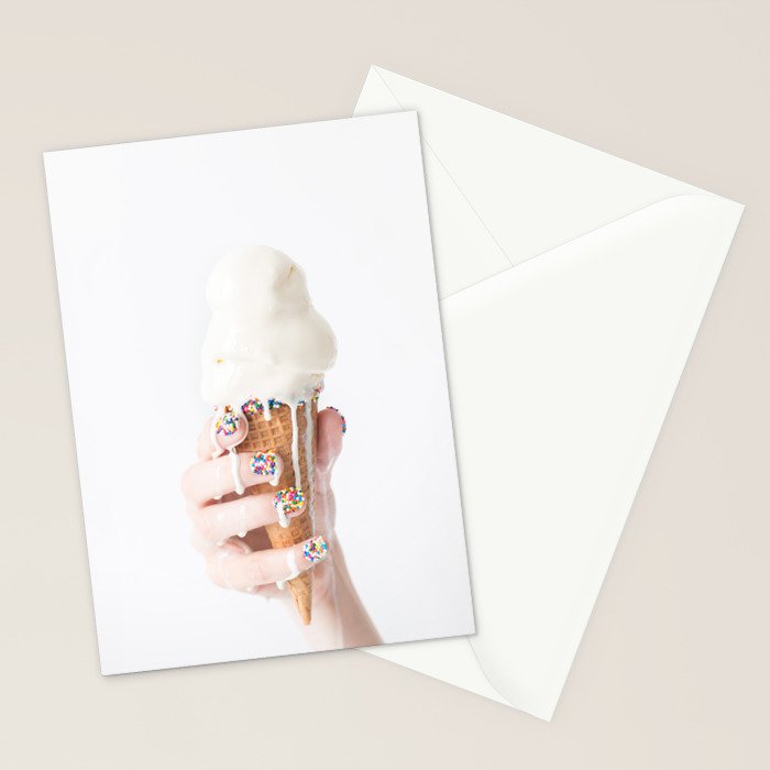 Melting Ice Cream Stationery Card Gallery Image 2