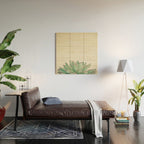 Echeveria Wood Wall Art Gallery Image 2